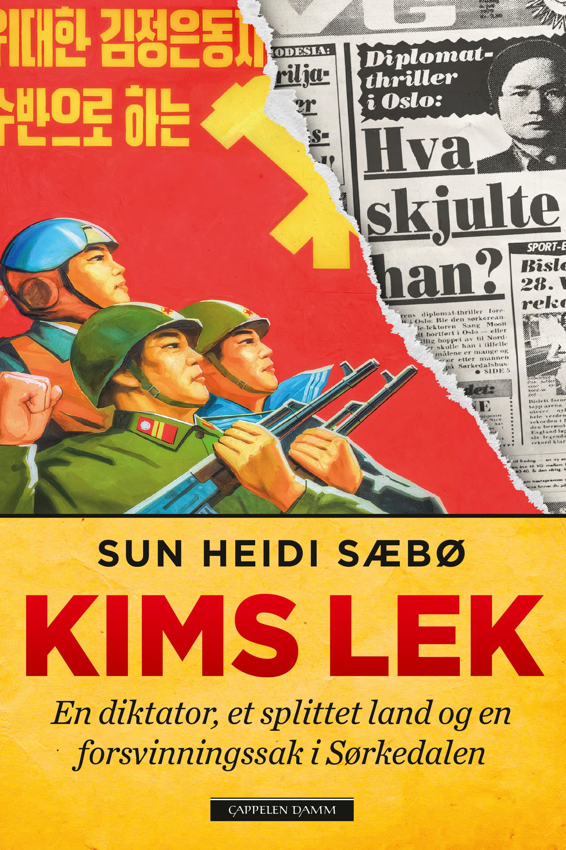 Omslag Kims lek av Sun Heidi Sæbø (Innbundet)