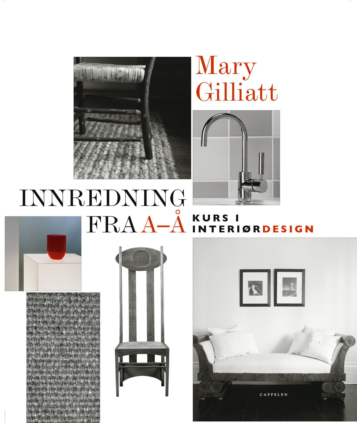 Omslag Innredning fra A til Å av Mary Gilliatt (Innbundet)