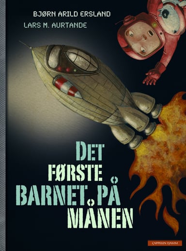 Omslag av "Det første barnet på månen"