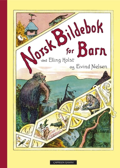 Omslag av "Norsk bildebok for barn"