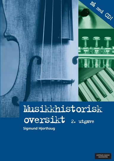 Omslag av "Musikkhistorisk oversikt"