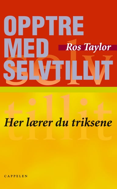 Omslag av "Opptre med selvtillit"