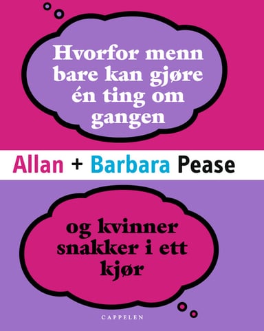 Omslag av "Hvorfor menn bare kan gjøre én ting om gangen og kvinner snakker i ett kjør"