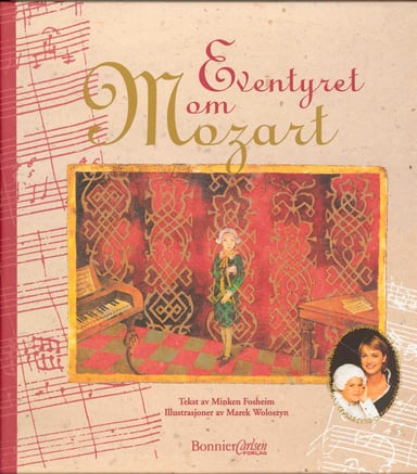 Omslag av "Eventyret om Mozart"