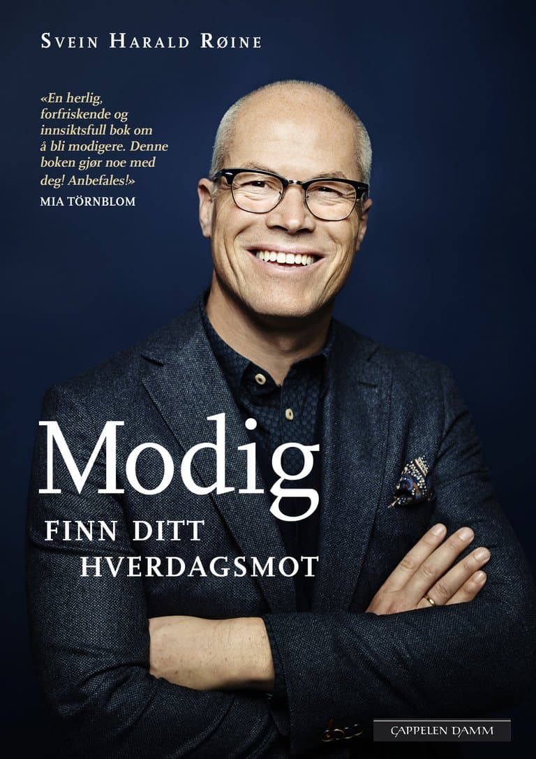 Omslag Modig av Svein Harald Røine (Innbundet)