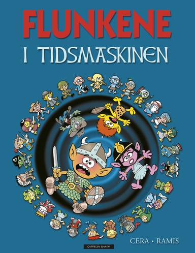 Omslag av "Flunkene i tidsmaskinen"