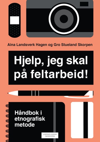 Omslag av "Hjelp, jeg skal på feltarbeid!"