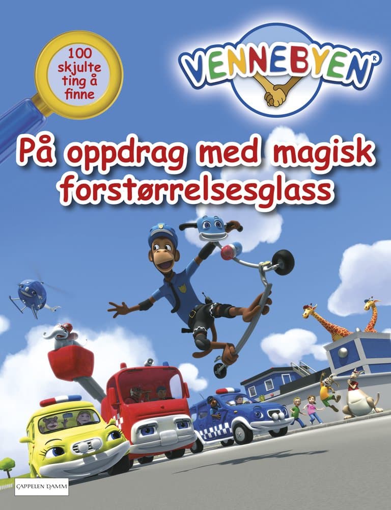 Omslag Vennebyen - På oppdrag med magisk forstørrelsesglass av CreaCon Entertainment AS (Heftet)