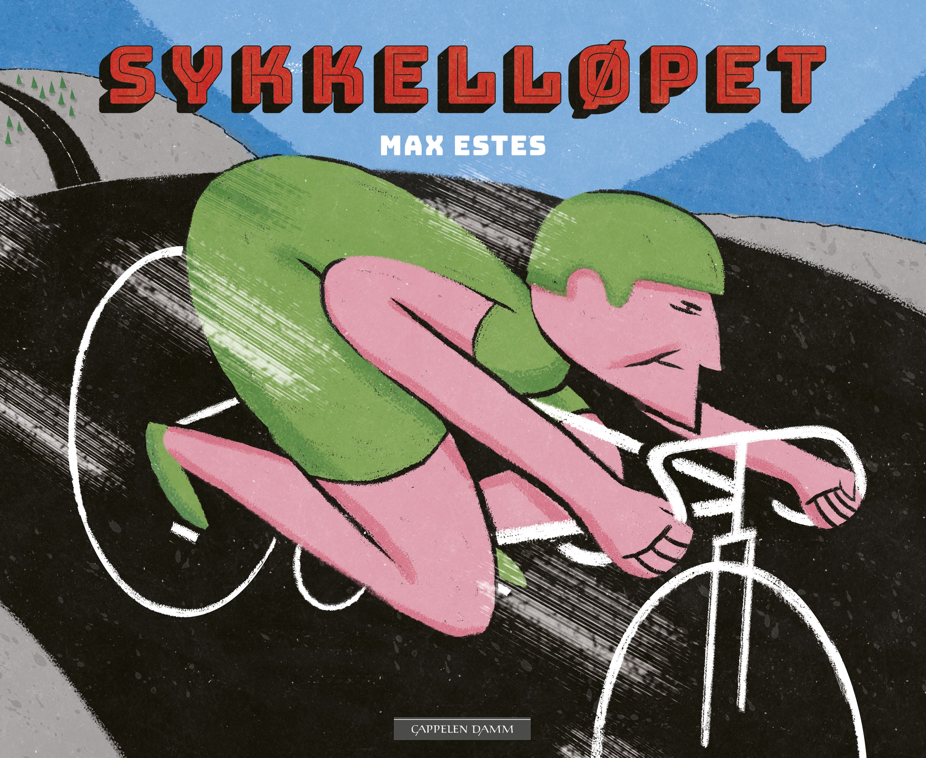 Omslag Sykkelløpet av Max Estes (Innbundet)