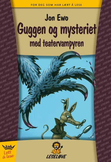 Omslag av "Leseløve - Guggen og mysteriet med teatervampyren"
