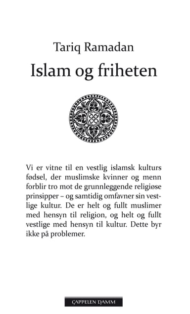 Omslag av "Islam og friheten"