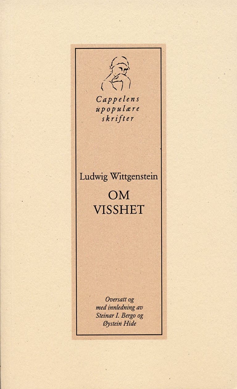 Omslag Om visshet av Ludwig Wittgenstein (Heftet)