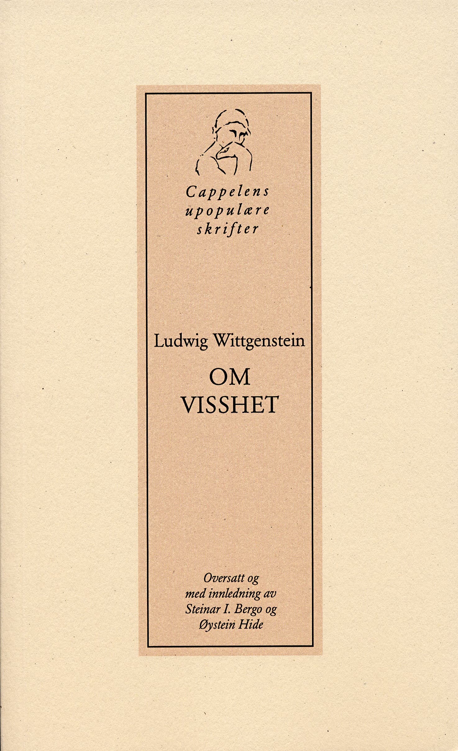 Omslag Om visshet av Ludwig Wittgenstein (Heftet)
