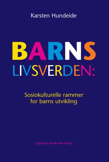 Omslag av "Barns livsverden:"
