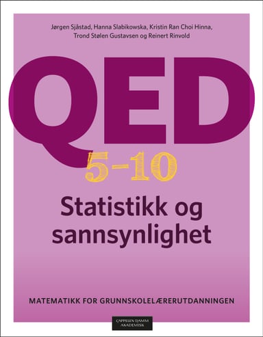Omslag av "QED 5–10: Statistikk og sannsynlighet"