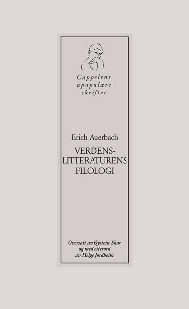 Omslag av "Verdenslitteraturens filologi"