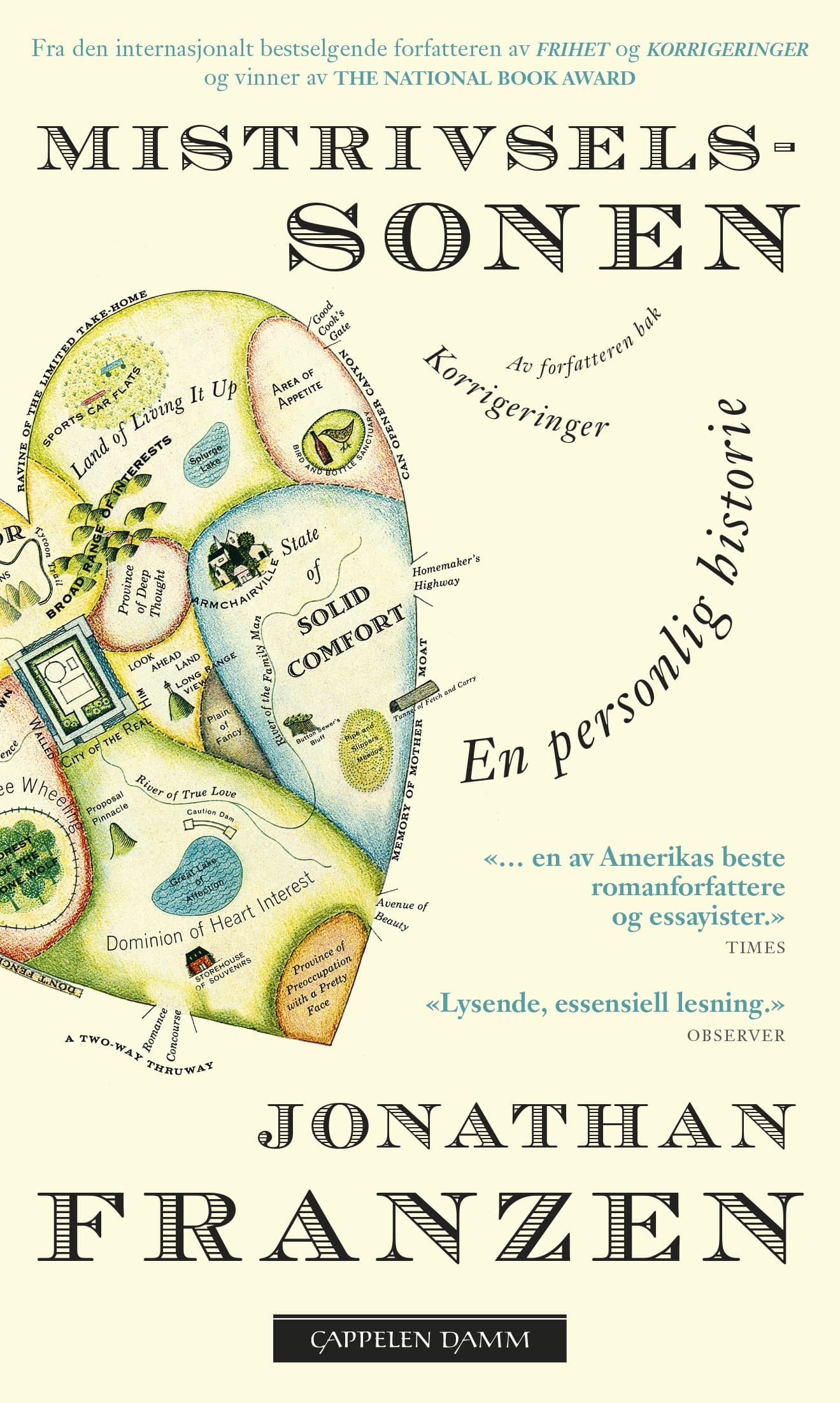 Omslag Mistrivselssonen av Jonathan Franzen (Heftet)