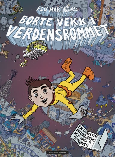 Omslag av "Borte vekk i verdensrommet"