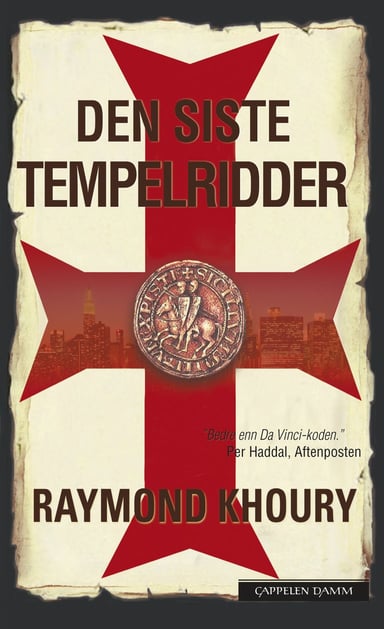 Omslag av "Den siste tempelridder"