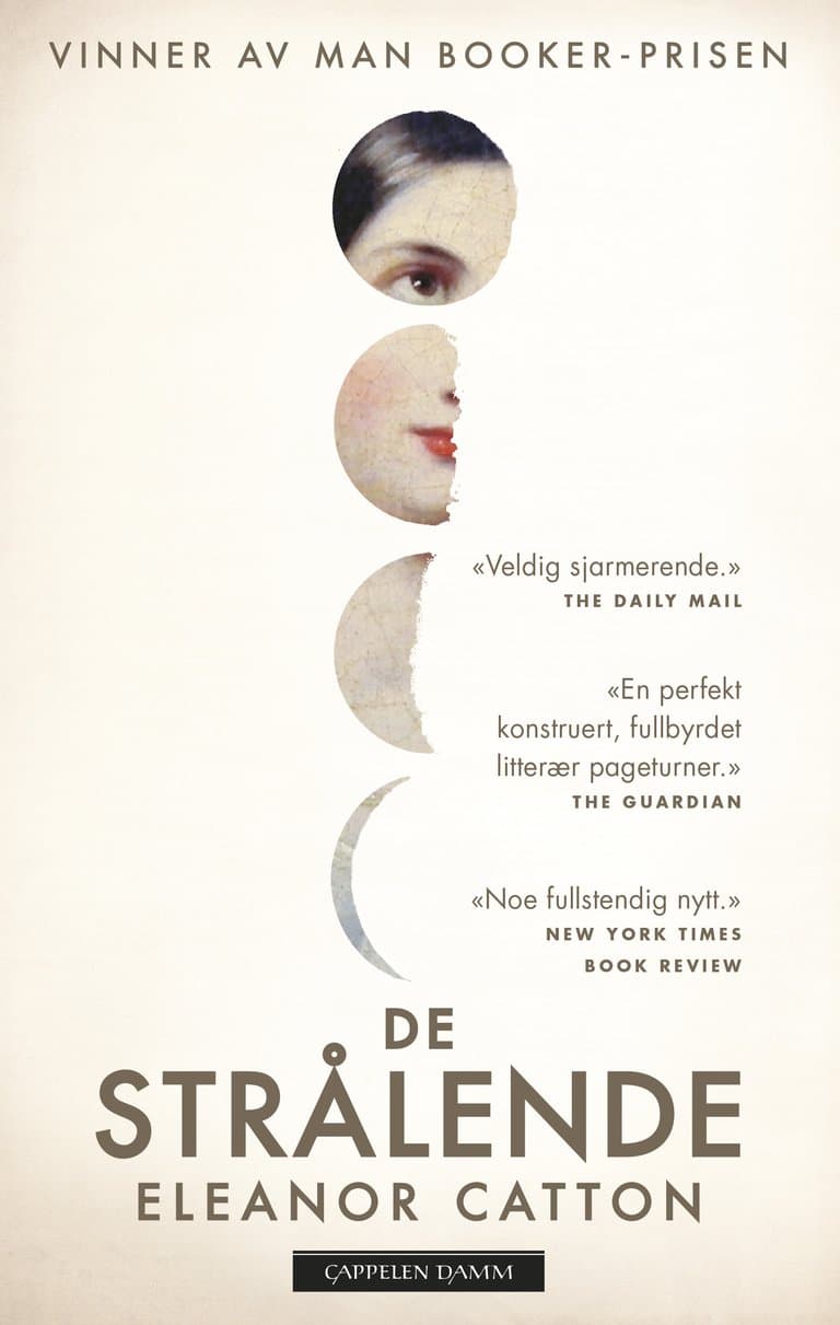 Omslag De strålende av Eleanor Catton (Heftet)