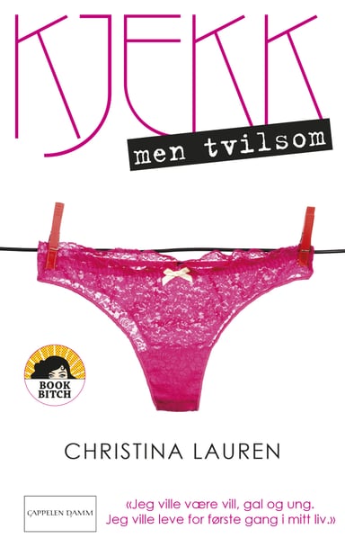 Omslag av "Kjekk, men tvilsom"