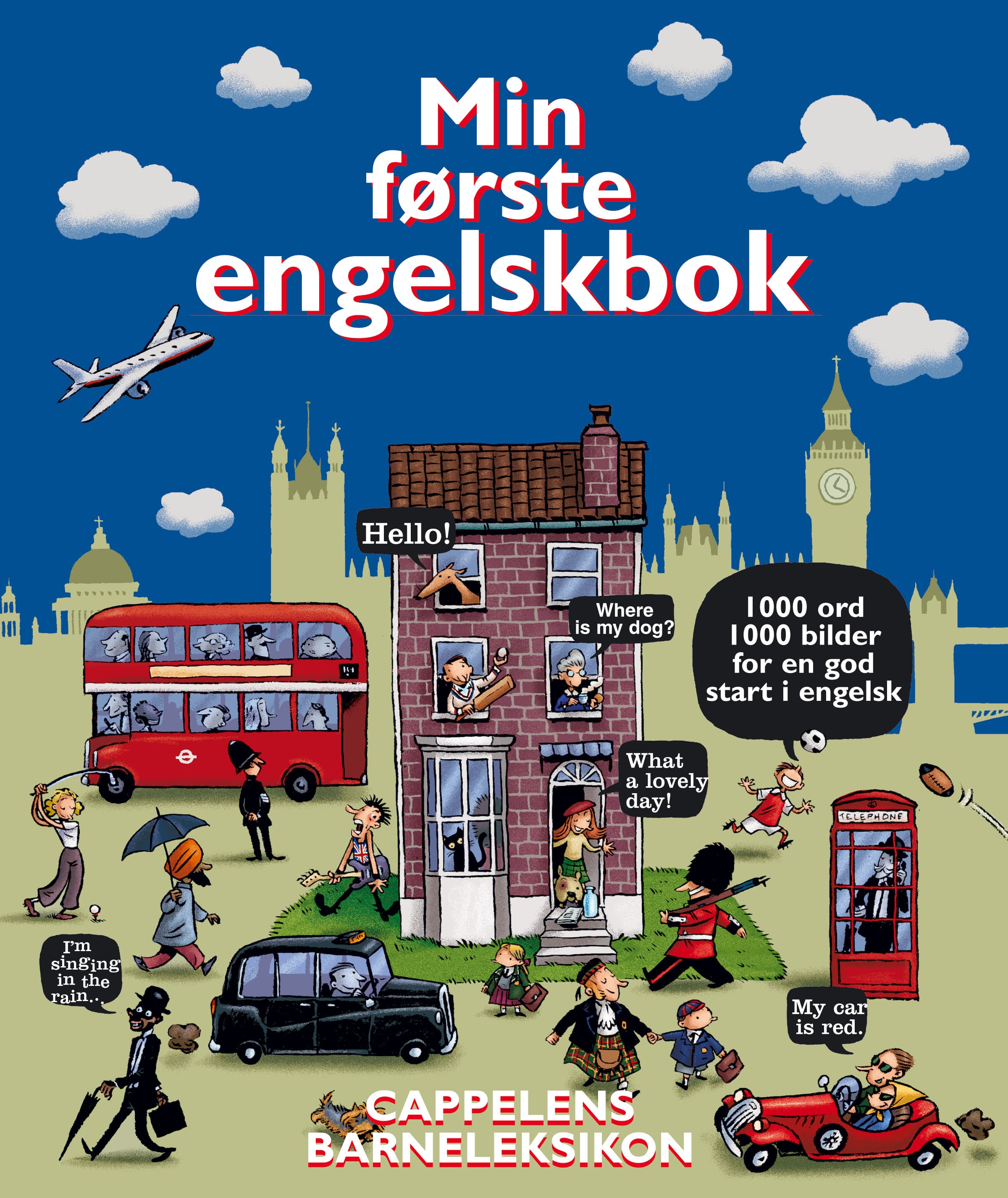 Omslag Min første engelskbok (Innbundet)