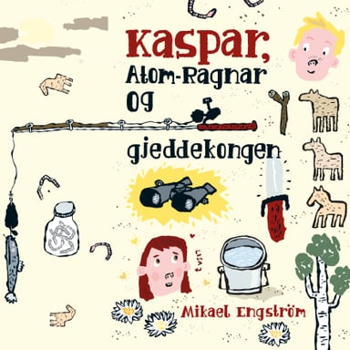 Omslag av "Kaspar, Atom-Ragnar og gjeddekongen"