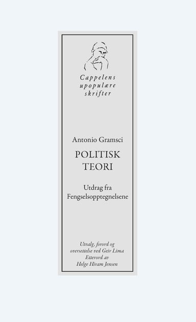 Omslag av "Politisk teori"