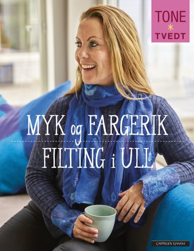 Omslag av "Myk og fargerik filting i ull"
