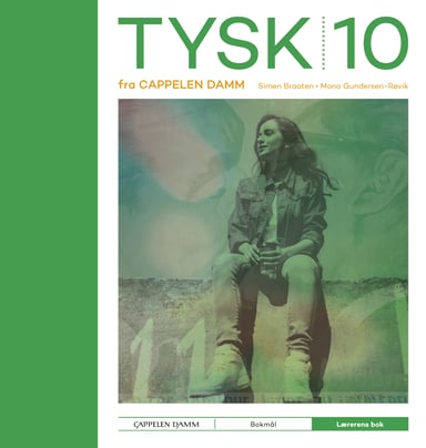 Omslag av "Tysk 10 fra Cappelen Damm Lærerens bok"