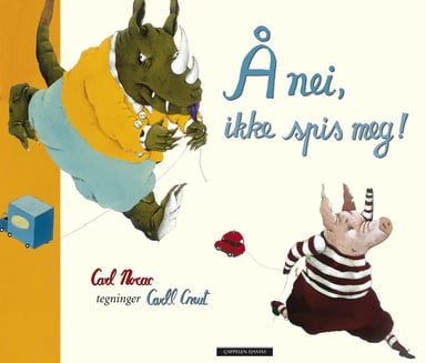 Omslag av "Å nei, ikke spis meg!"
