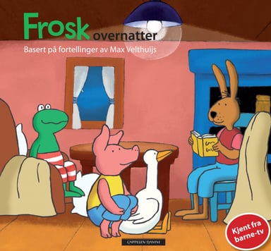 Omslag av "Frosk overnatter"
