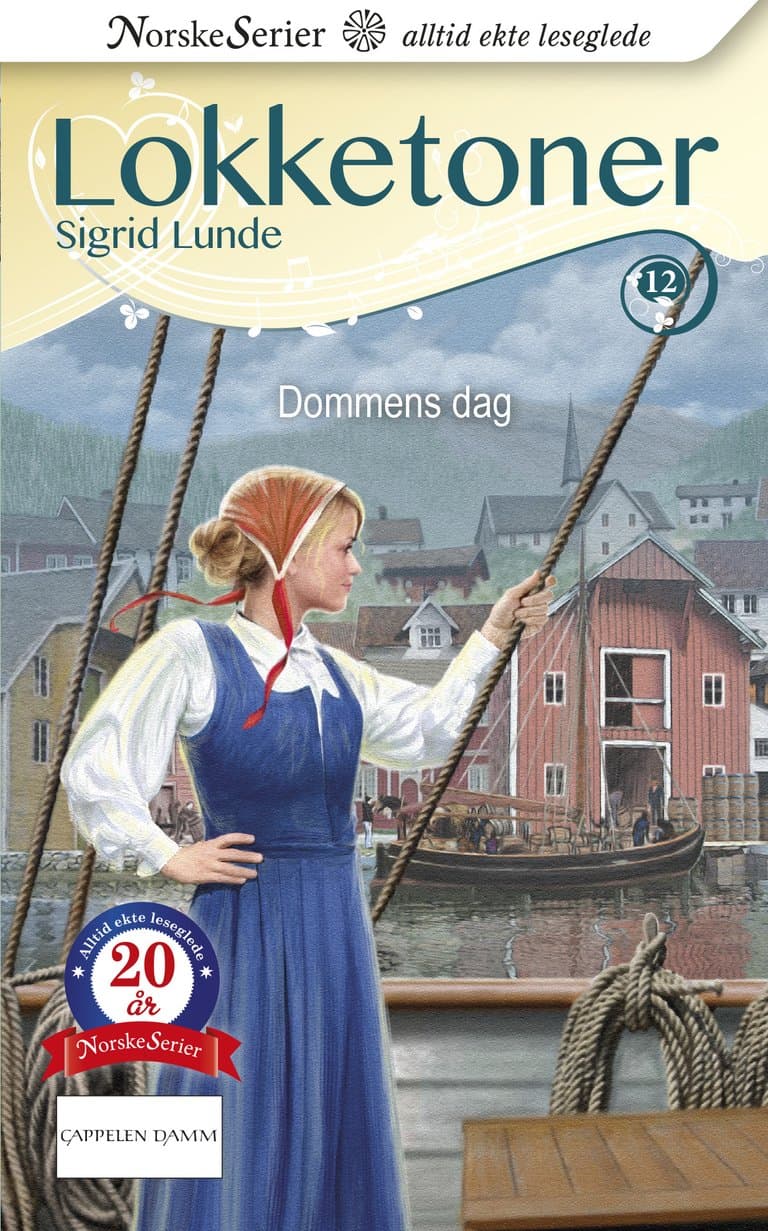 Omslag Dommens dag av Sigrid Lunde (Heftet)