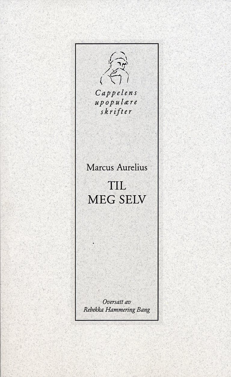 Omslag Til meg selv av Marcus Aurelius (Heftet)