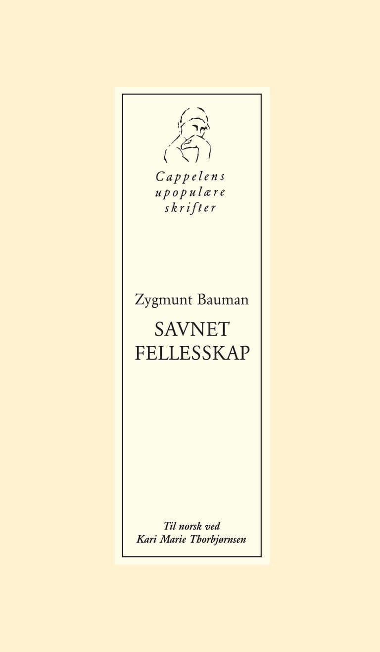 Omslag Savnet fellesskap av Zygmunt Bauman (Heftet)