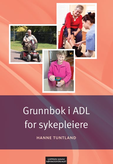 Omslag av "Grunnbok i ADL for sykepleiere"