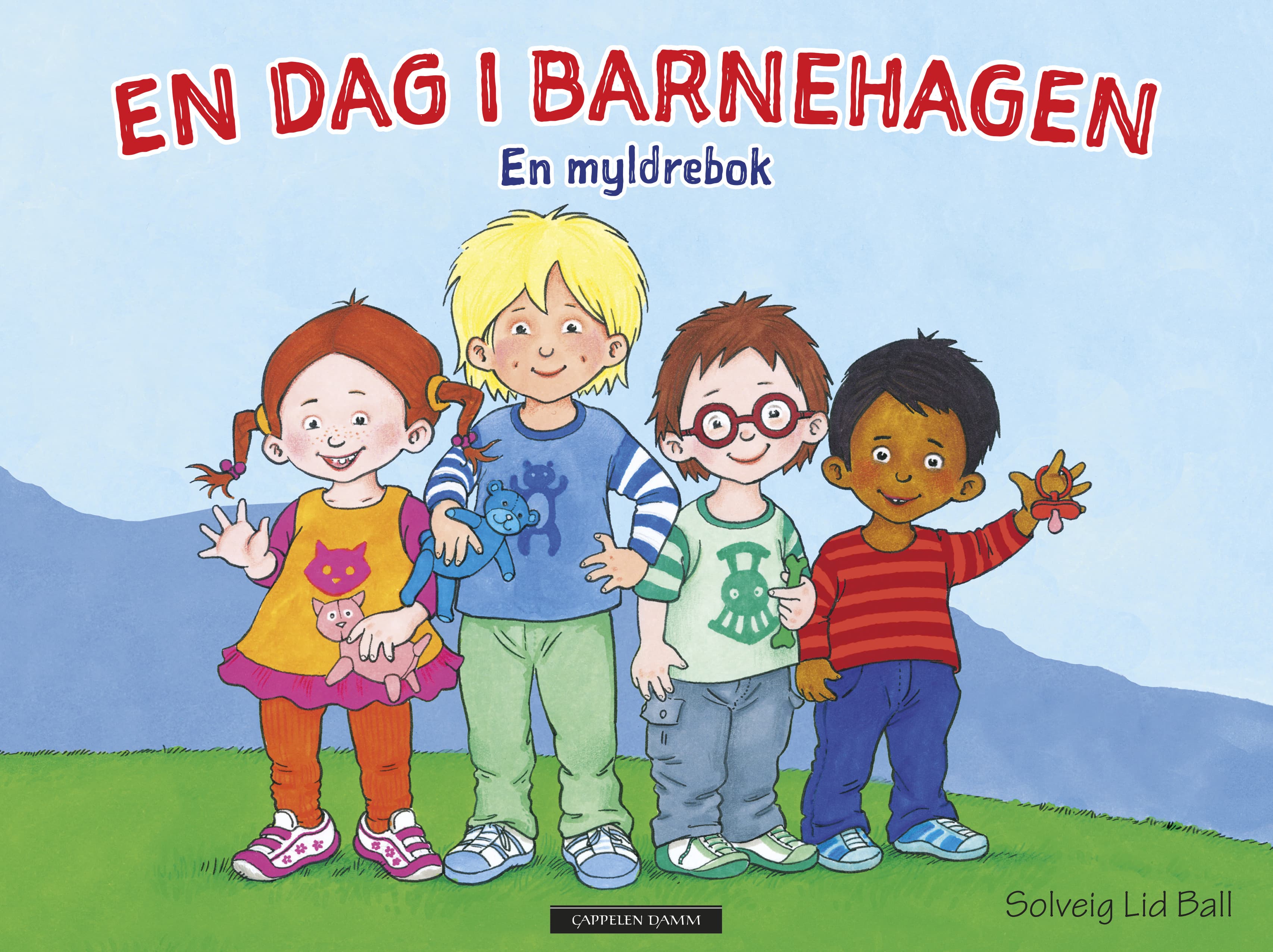 Omslag En dag i barnehagen av Solveig Lid Ball (Innbundet)