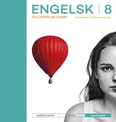 Omslag av "Engelsk 8 fra Cappelen Damm Teacher's Book"
