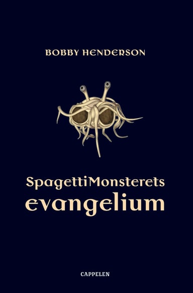 Omslag av "SpagettiMonsterets evangelium"