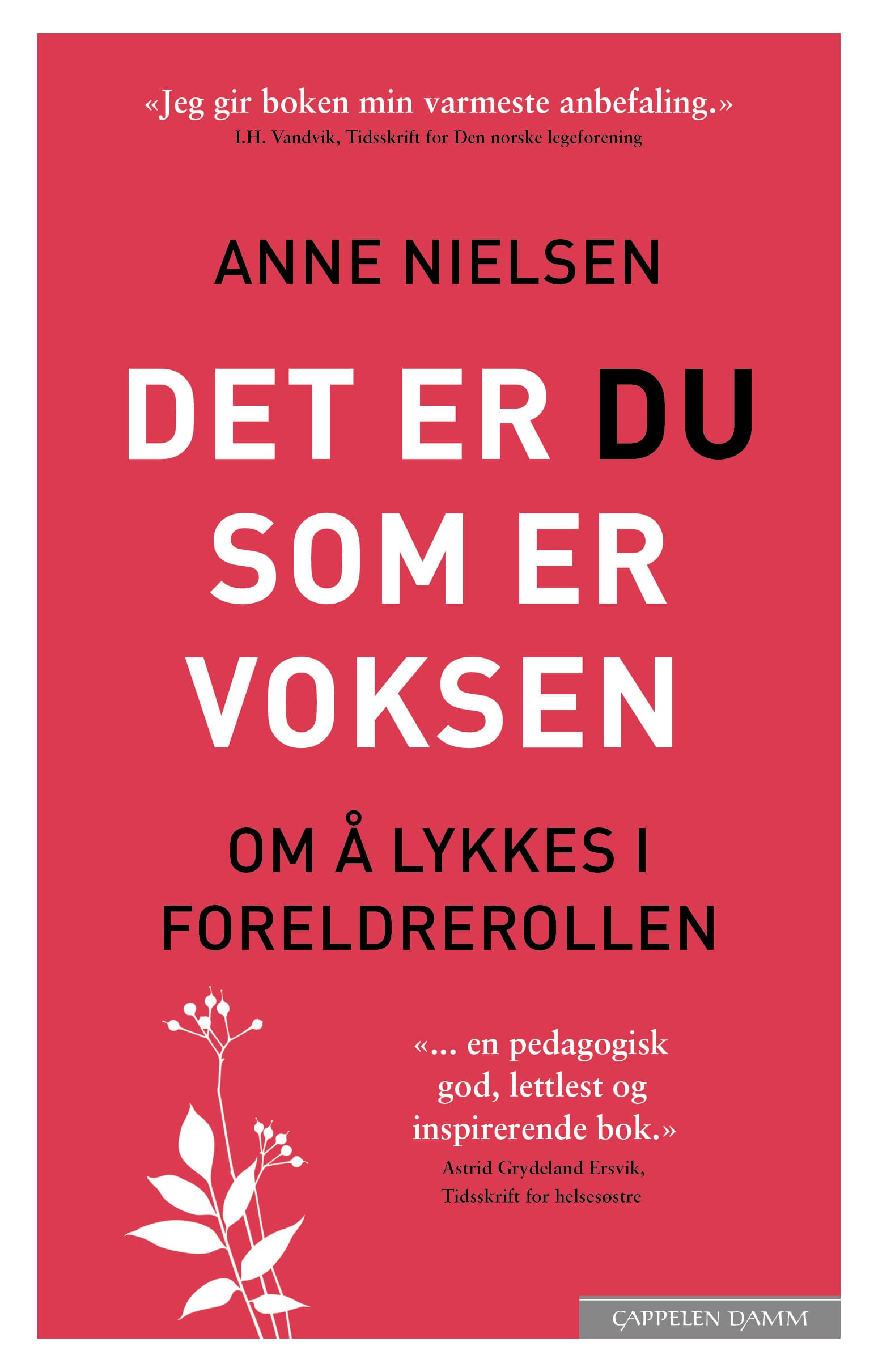 Omslag Det er du som er voksen av Anne Nielsen (Ebok)