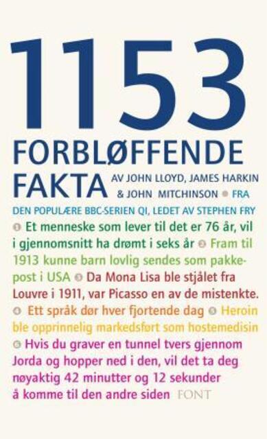 Omslag av "1153 forbløffende fakta"