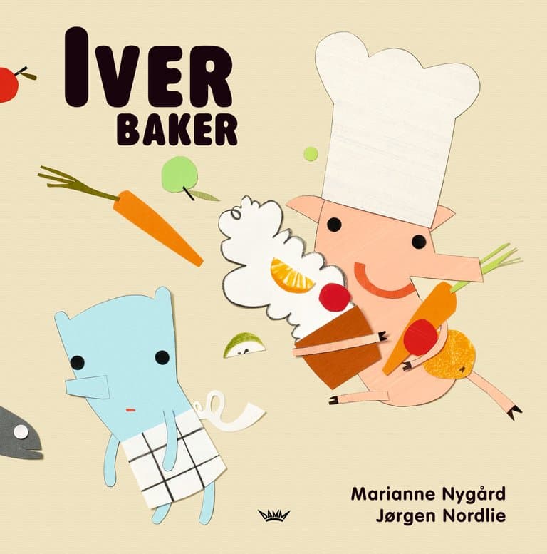 Omslag Iver baker av Marianne Nygård og Jørgen Nordlie (Innbundet)