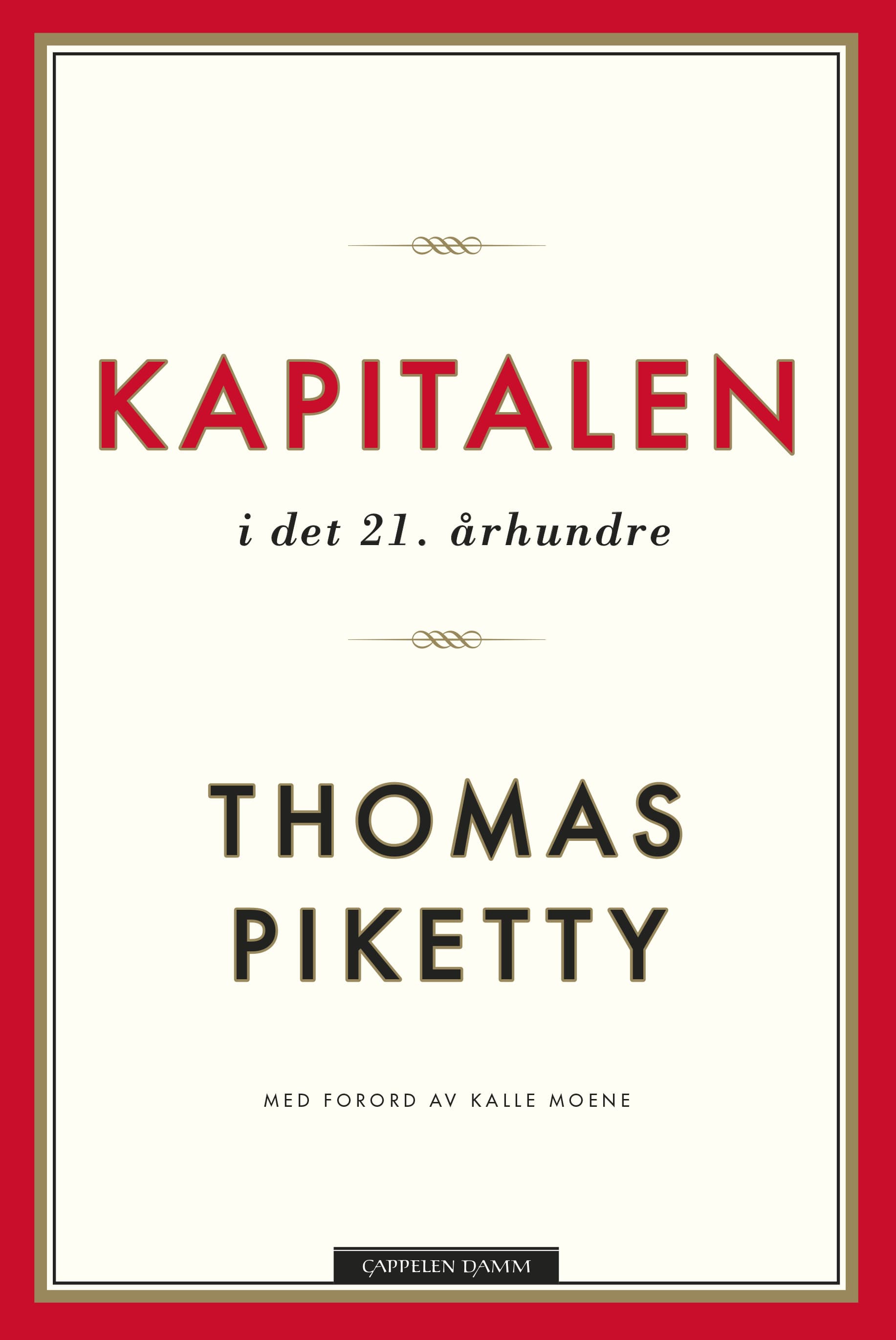 Omslag Kapitalen i det 21. århundre av Thomas Piketty (Ebok)