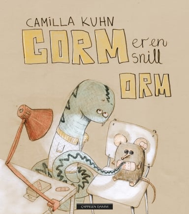Omslag av "Gorm er en snill orm"