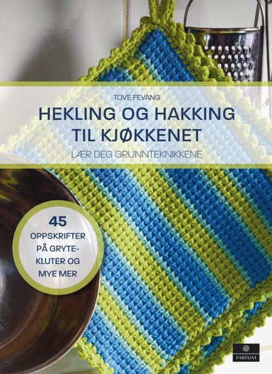 Omslag av "Hekling og hakking til kjøkkenet"