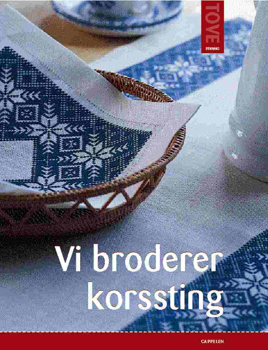 Omslag av "Vi broderer korssting"