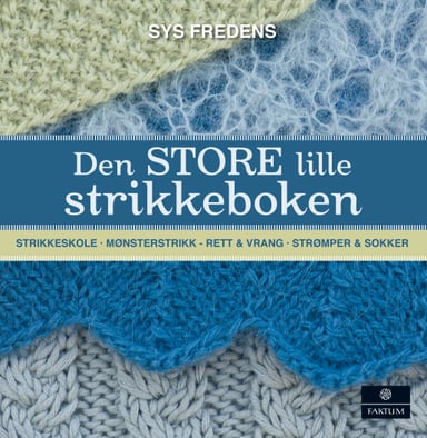 Omslag av "Den STORE lille strikkeboken"