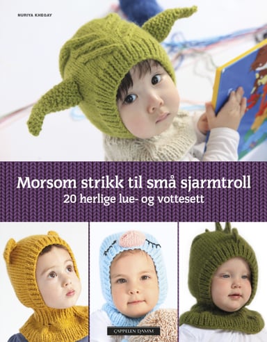 Omslag av "Morsom strikk til små sjarmtroll"