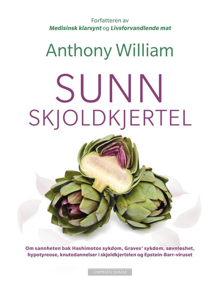 Omslag Sunn skjoldkjertel av Anthony William (Heftet)