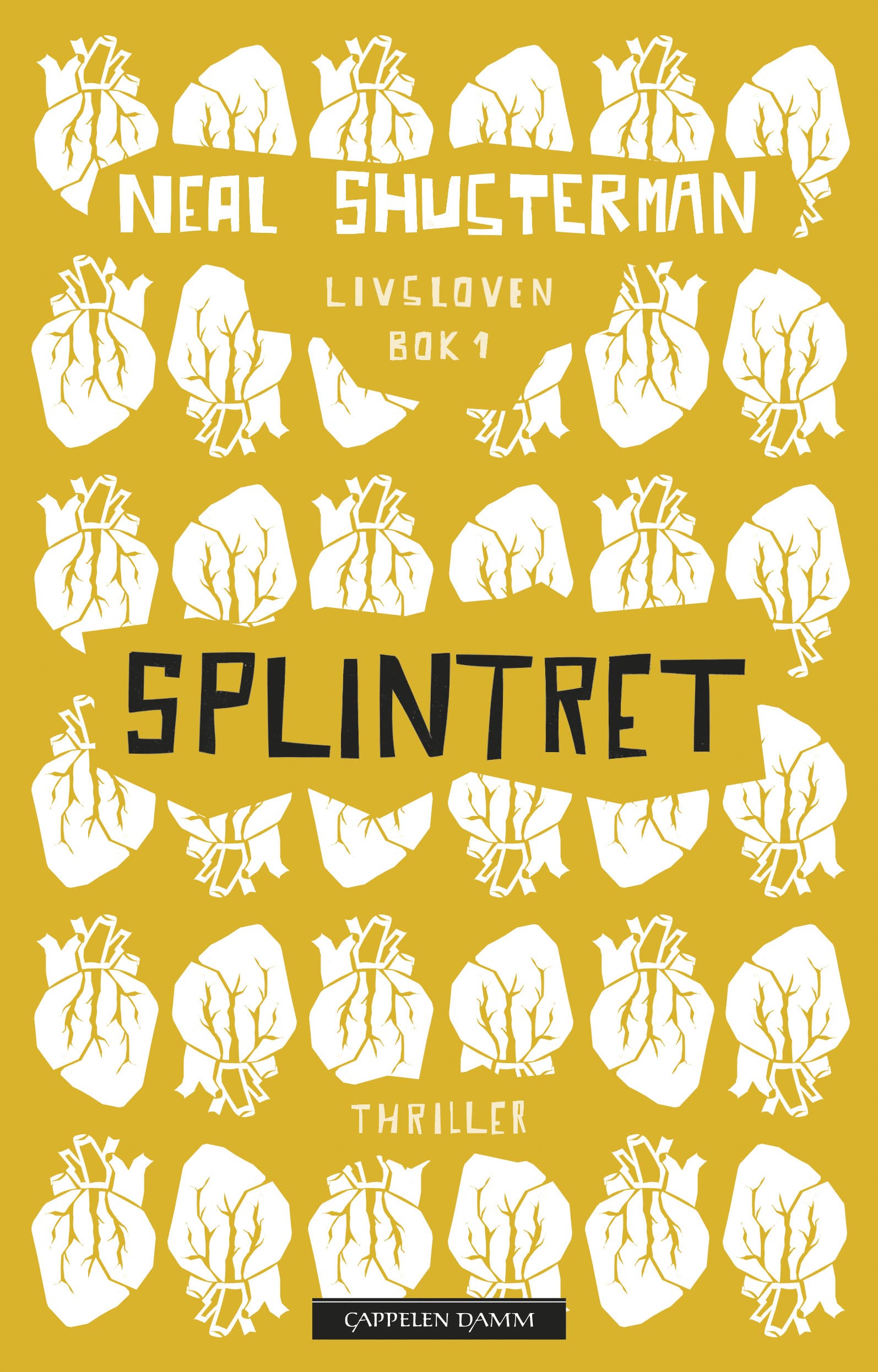 Omslag Splintret. Livsloven 1 av Neal Shusterman (Innbundet)